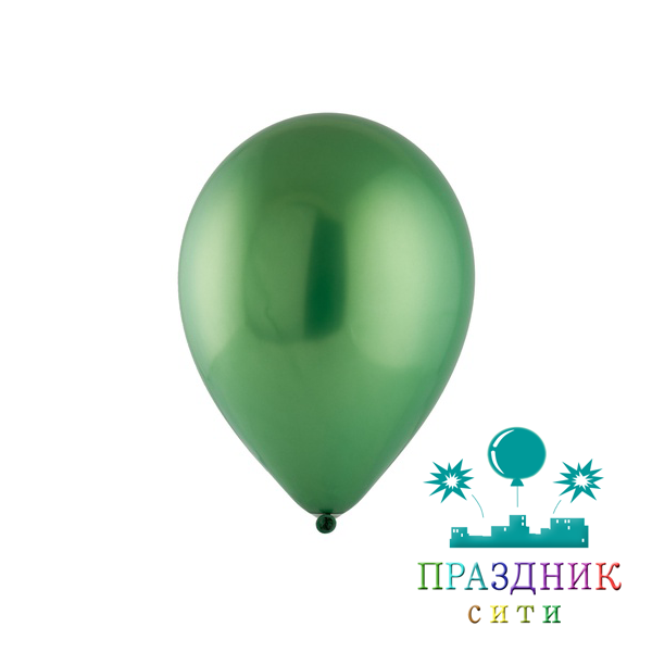 ШАР (латекс) Э 12" Хром Сатин Изумруд