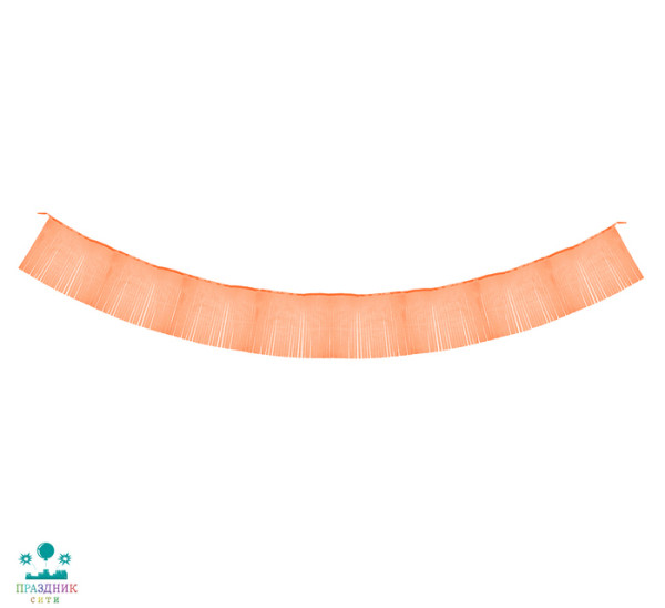 ГИРЛЯНДА-тассел Кисточки, цвет оранжевый, 3 м