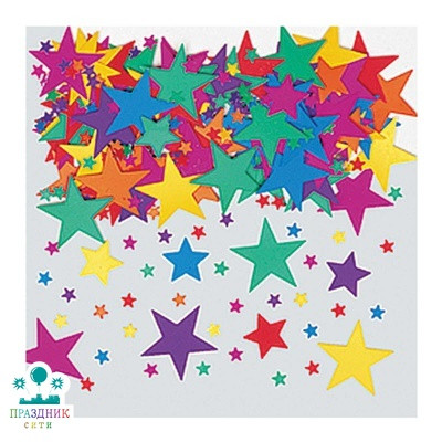 КОНФЕТТИ звезды ассорти 14гр