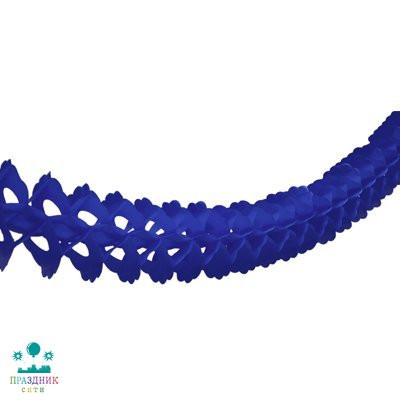 ГИРЛЯНДА бум декор Синяя 3,6м
