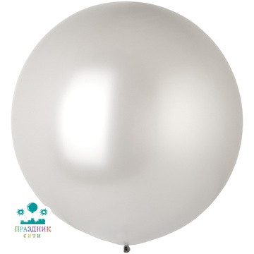 ШАР (латекс) Э 24" Металлик Silver