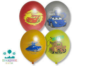 ШАР с рисункoм 14" Тачки Disney