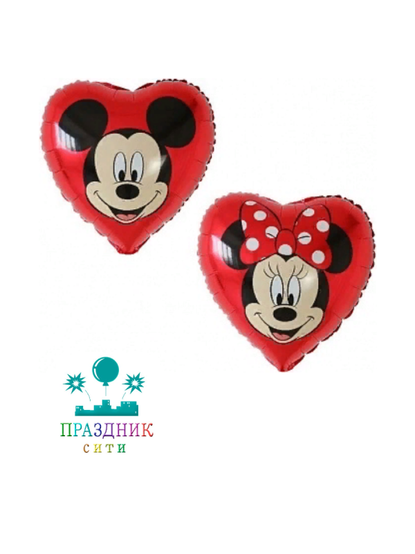 ШАР (Фольга) 18 in Микки Маус и Минни Маус