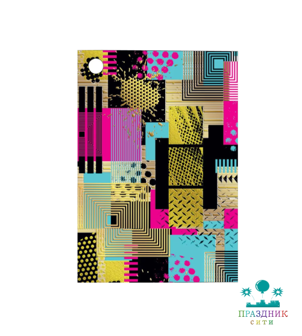 ОТКРЫТКА БИРКА разноцветная