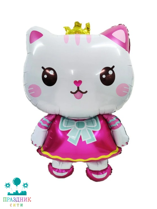 ШАР (Фольга) ФИГУРА 80 in Котенок Принцесса