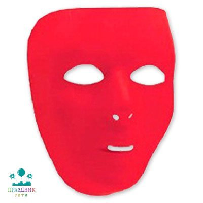 МАСКА пластик красная