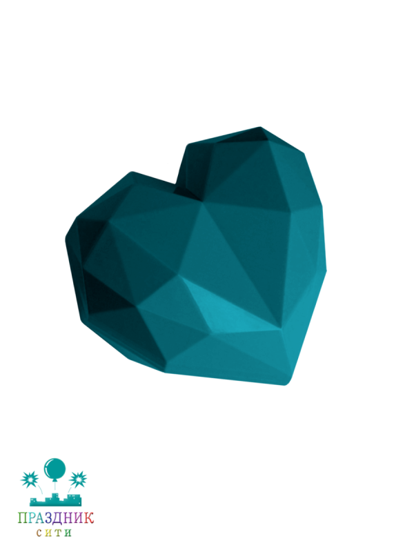 КОРОБКА Синее сердце, 18×18×12.5см