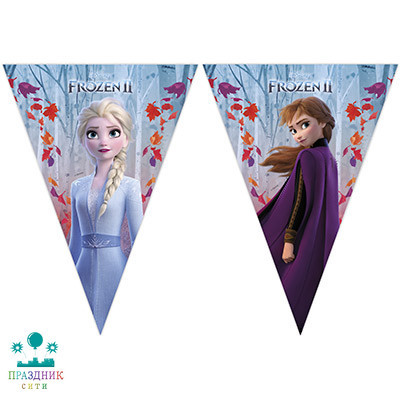 ГИРЛЯНДА вымпел  Холодное СердцеII 2,30м