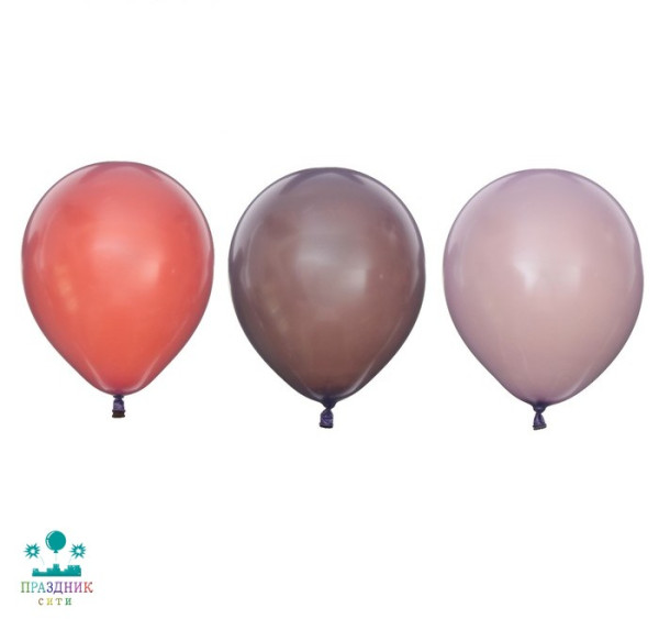 НАБОР ШАРОВ 10" Хром двойной, фиолетовый 3шт