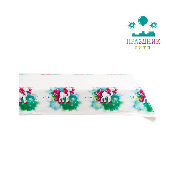 СКАТЕРТЬ п/э Единорог 130х180см
