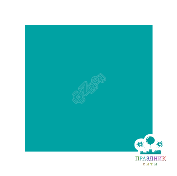 ПЛЁНКА Бирюзовая глянцевая 300*300мм