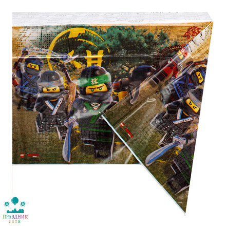 СКАТЕРТЬ п/э Лего Ниндзяго 1,2х1,8м/A