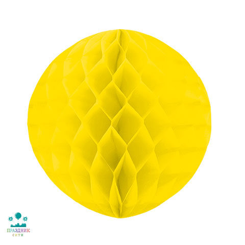 ШАР БУМ желтый 30см