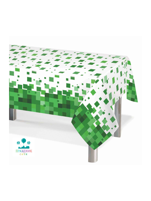 СКАТЕРТЬ п/э Пиксели 120*180см