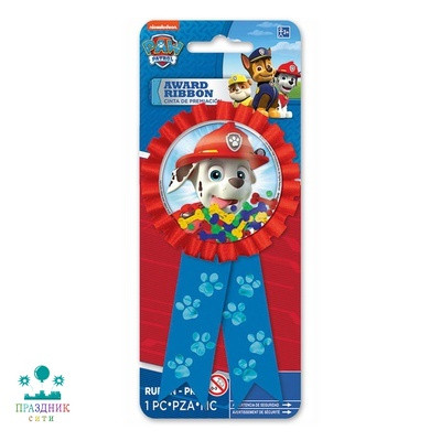 ЗНАЧОК Щенячий Патруль с лентой