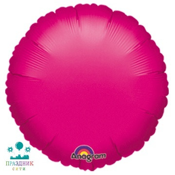 ШАР (Фольга) А Б/РИС КРУГ 18 in Металлик Fuchsia