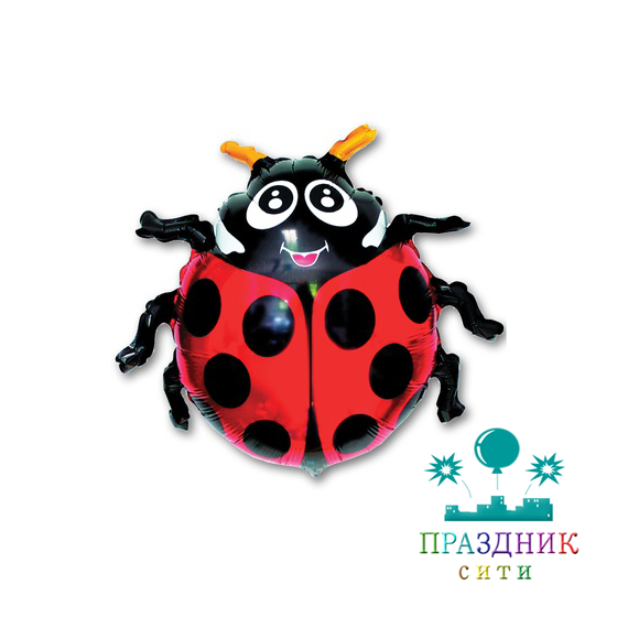 ШАР (Фольга) ФИГУРА 75 in Божья коровка