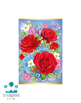 ОТКРЫТКА Красные розы