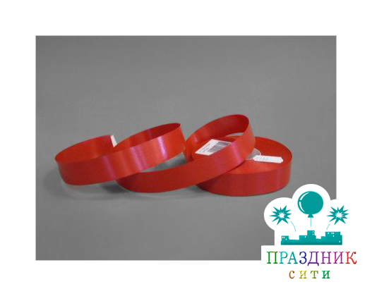 ЛЕНТА полипропилен.металл, 2 см красная