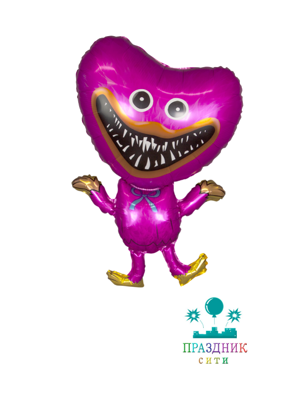 ШАР (Фольга) К ФИГУРА 35 in Зубастики, Зубакисси, Розовый