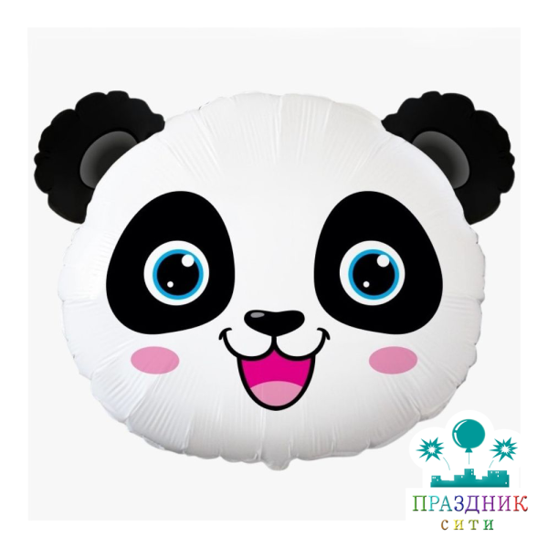 ШАР (Фольга) Мини ФИГУРА Голова Панды