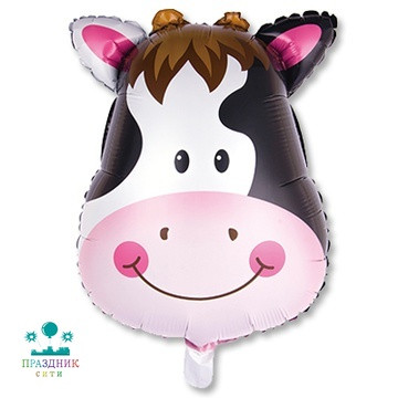 ШАР (Фольга) К ФИГУРА 60 in Корова голова большая