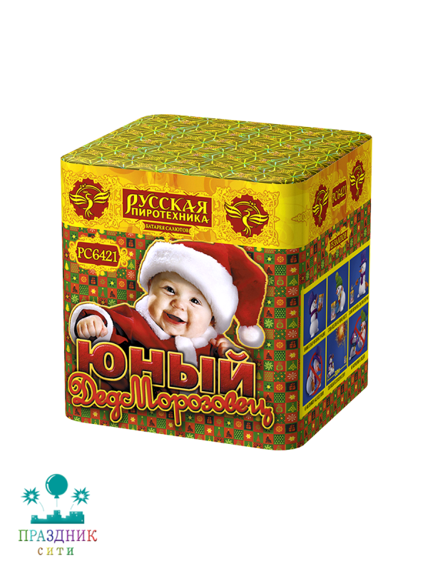 ЮНЫЙ ДЕДМОРОЗОВЕЦ 25 выстрелов - батарея салютов