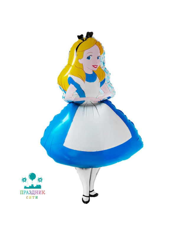 ШАР (Фольга) ФИГУРА 55 in Девочка Алиса