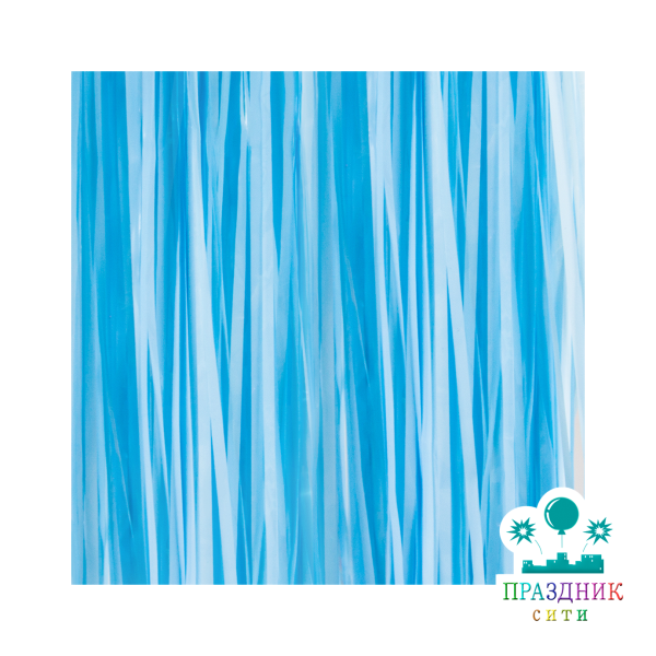 ЗАНАВЕС Макарунс светло-голубой 1х2м