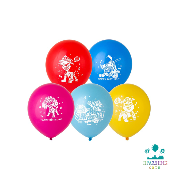 НАБОР ШАРОВ 12" Щенячий Патруль