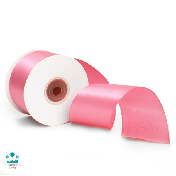 ЛЕНТА атлас 5,0 см лососевая