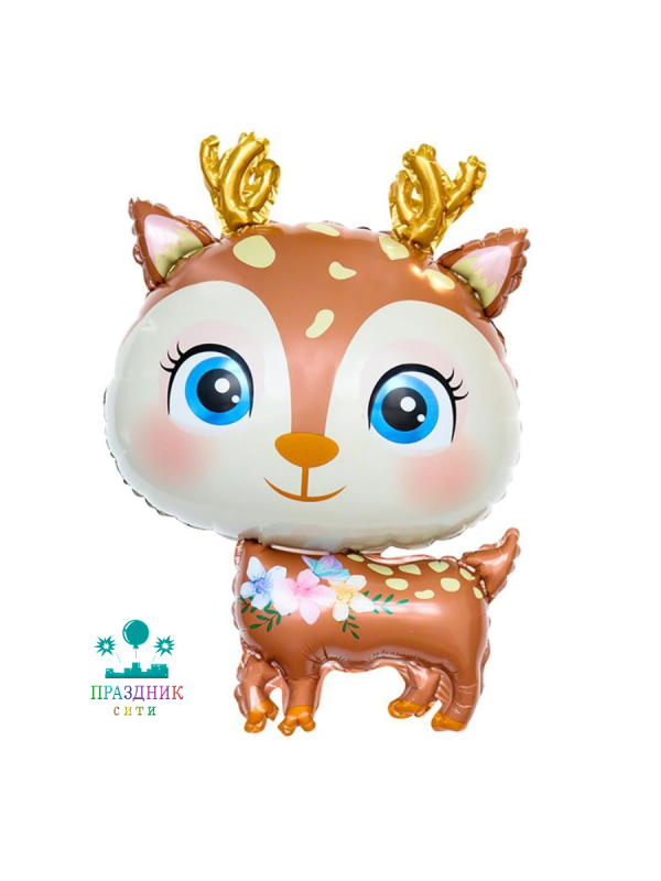 ШАР (Фольга) К ФИГУРА 40 in Олень милый