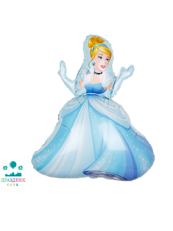 ШАР (Фольга) К ФИГУРА 55 in Принцесса Золушка танцующая