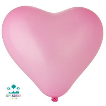 ШАР (латекс) Сердце 5" Металлик Розовое