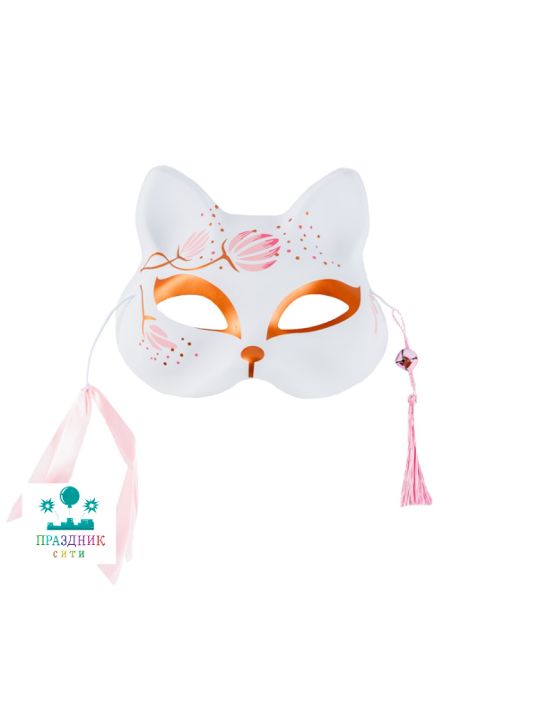 МАСКА Кошка Цветы