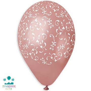 ШАР с рисунком 14" Филигрань метал