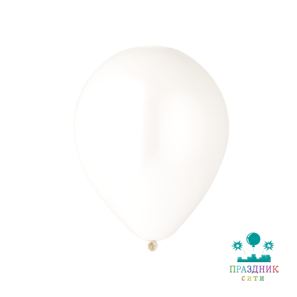 ШАР (латекс) И 5" Металлик White