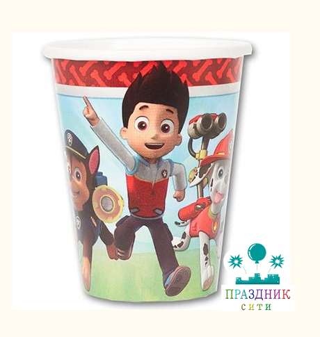 СТАКАН Щенячий патруль 8шт