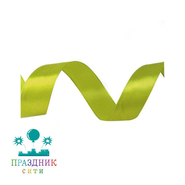 ЛЕНТА атлас 1,2 см свежая зелень