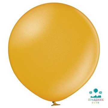 ШАР (латекс) 24" Металлик Экстра Gold