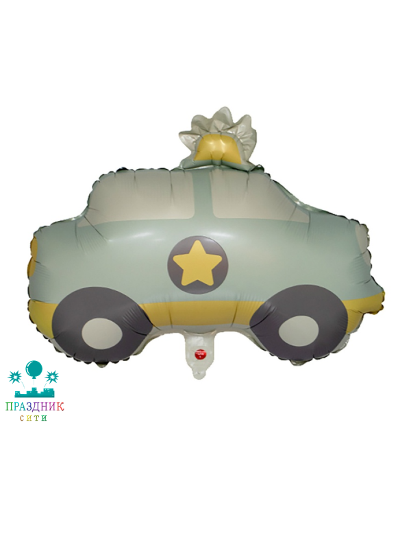 ШАР (Фольга) К ФИГУРА 35 in Машина голубая