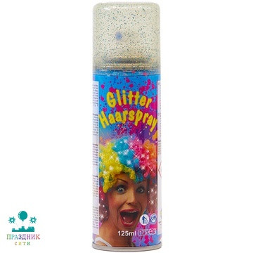 СПРЕЙ-КРАСКА д/волос мульти блеск125мл/V