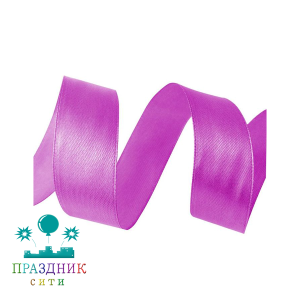 ЛЕНТА атлас 1,2 см фуксия
