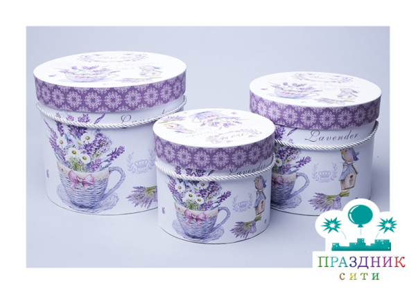 КОРОБКА Птички цилиндр H23хD19.5 см