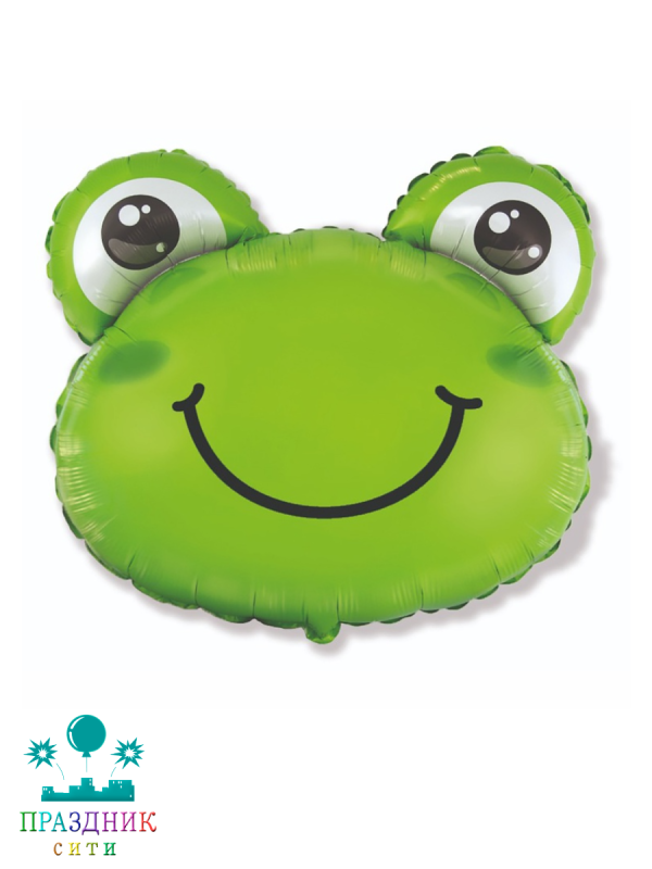 ШАР (Фольга) Ф ФИГУРА 55 in Голова Лягушонка