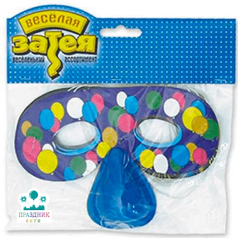 ПОЛУМАСКА с носом 6шт