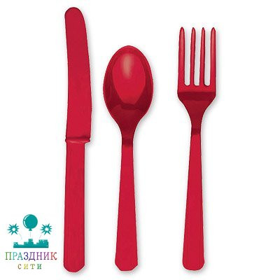 СТОЛОВЫЕ ПРИБОРЫ пл Apple red