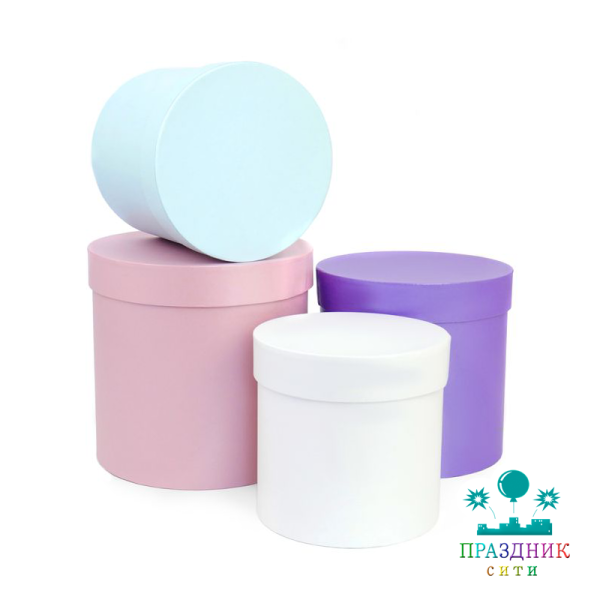 КОРОБКА Перламутр цилиндр H18хD18, ассорти