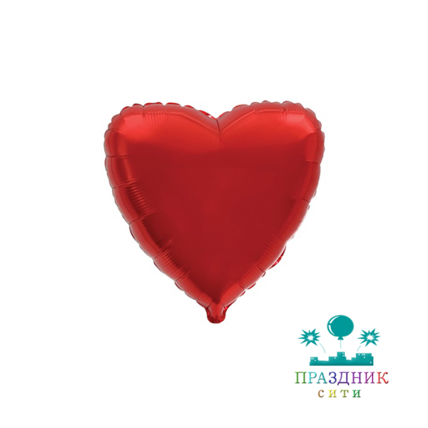 ШАР (Фольга) Ф Б/РИС СЕРДЦЕ 110 in Металлик Red