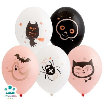 ШАР с рисунком 14" Хеллоуин гламур